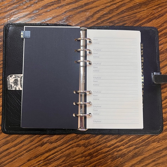 Vintage Coach leather mini address travel book. - Picture 2 of 11